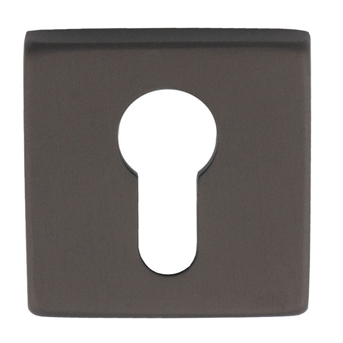 Escutcheon - Euro Profile On Concealed Fix Square Rose Ant (Anthracite) - Anthracite