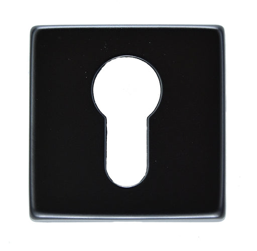 Escutcheon - Euro Profile On Concealed Fix Square Rose Artqe Nero (Matt Black) - Matt Black