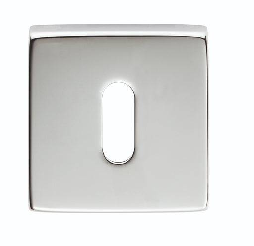 Escutcheon - Lock Profile On Concealed Fix Square Rose Artqe Cro (Polished Chrome) - Polished Chrome