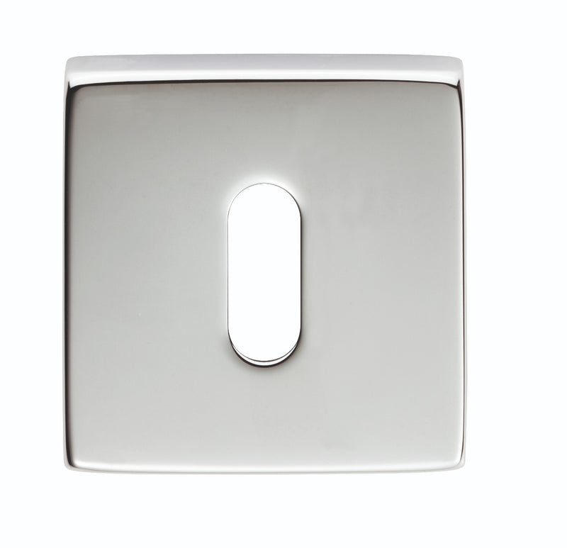 Escutcheon - Lock Profile On Concealed Fix Square Rose Artqe Cro (Polished Chrome) - Polished Chrome