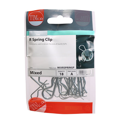 TIMCO R Spring Clips - Mixed