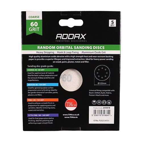TIMCO Random Orbital Sanding Discs