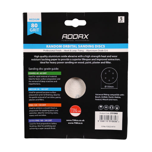 TIMCO Random Orbital Sanding Discs