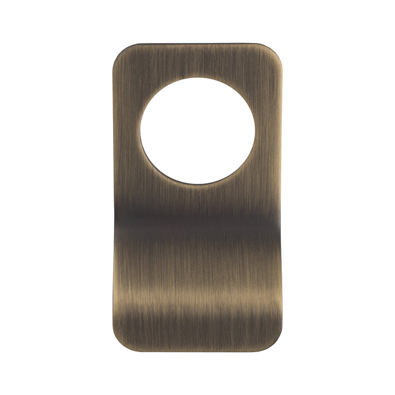 Cylinder Pull - Rim Profile - Antique Brass