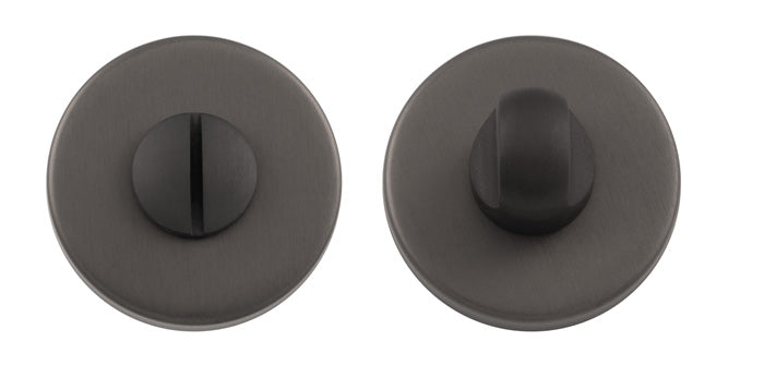 Turn & Release On Push-On Round Rose Ant (Anthracite) - Anthracite