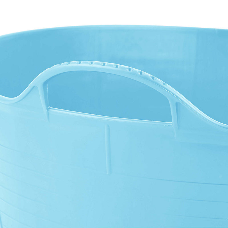 Red Gorilla - Gorilla Tub XL 75L - Flexible Heavy-Duty LDPE Utility Tub for DIY, Building & Site Work - Sky Blue