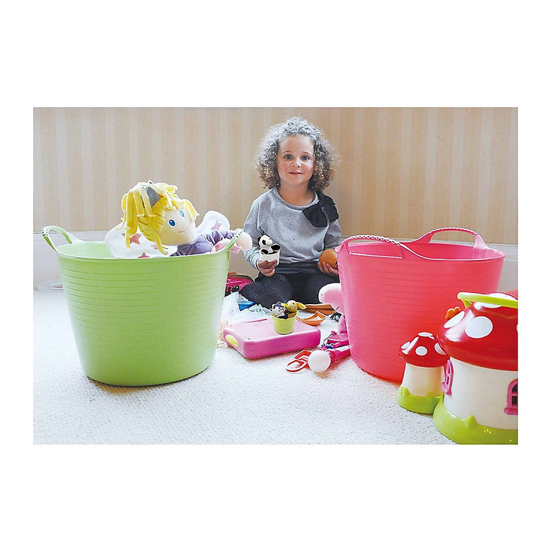Red Gorilla Tubtrugs 26 Litre Medium Flexible Tub - SP26PST - Perfect for Storage and Gardening
