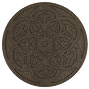 Reversible Round Stepping Stone Scroll Earth - Pack of 4 - Made from Recycled Rubber