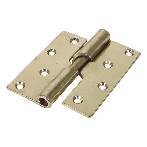 TIMCO Rising Butt Hinges Right Hand Steel Electro Brass