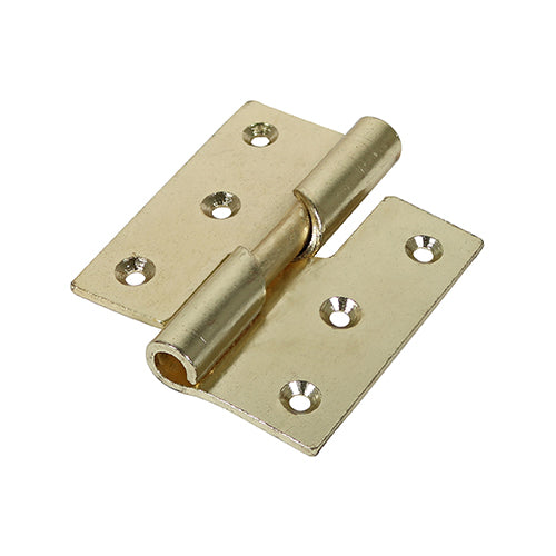 TIMCO Rising Butt Hinges Right Hand Steel Electro Brass