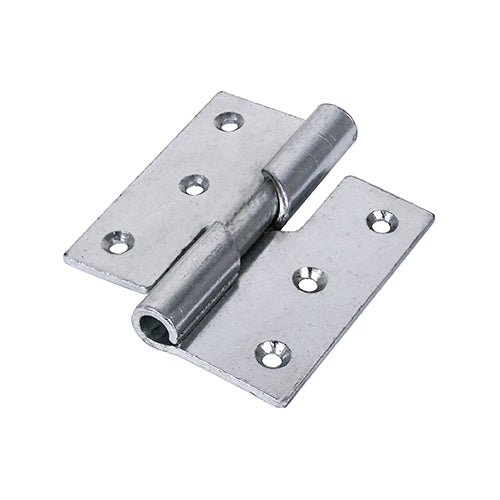 TIMCO Rising Butt Hinges Right Hand Steel Electro Brass