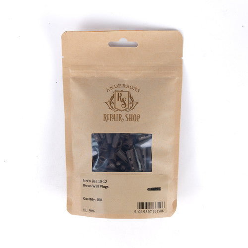 Repair Shop Wall Plugs - Brown - Screw Size 10-12 - 150pk