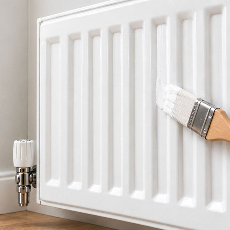 Rustins Quick Drying Radiator Enamel Gloss White 1L