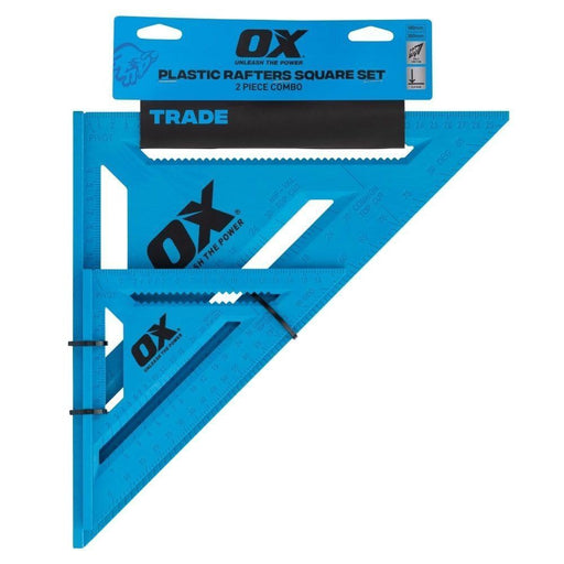 OX Trade 2pc Rafters Set Square Set