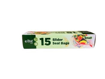 Slide Lock Seal Freezer Bags 15Pk