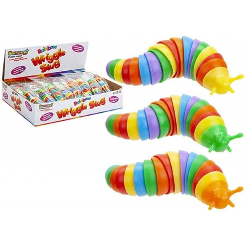 Rainbow Wriggle Slug Puzzle Teaser
