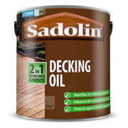 Sadolin 2 in 1 Decking Oil - Clear - 2.5L