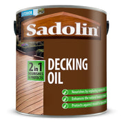 Sadolin 2 in 1 Decking Oil - Dusky Oak - 2.5L