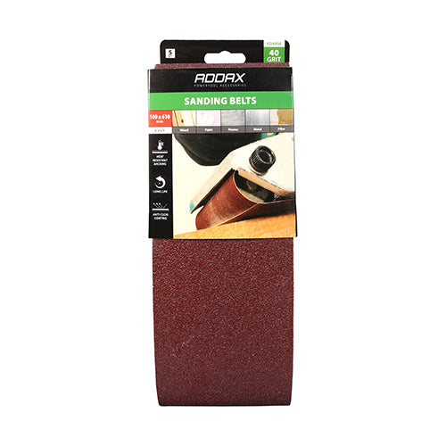 TIMCO Sanding Belts 40 Grit Red