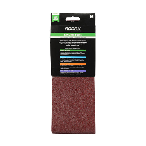 TIMCO Sanding Belts 40 Grit Red