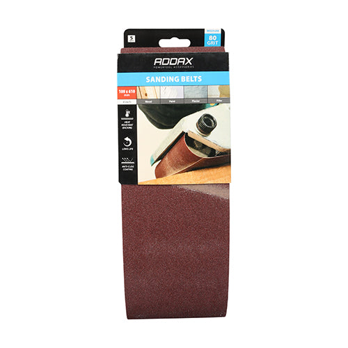 TIMCO Sanding Belts 40 Grit Red
