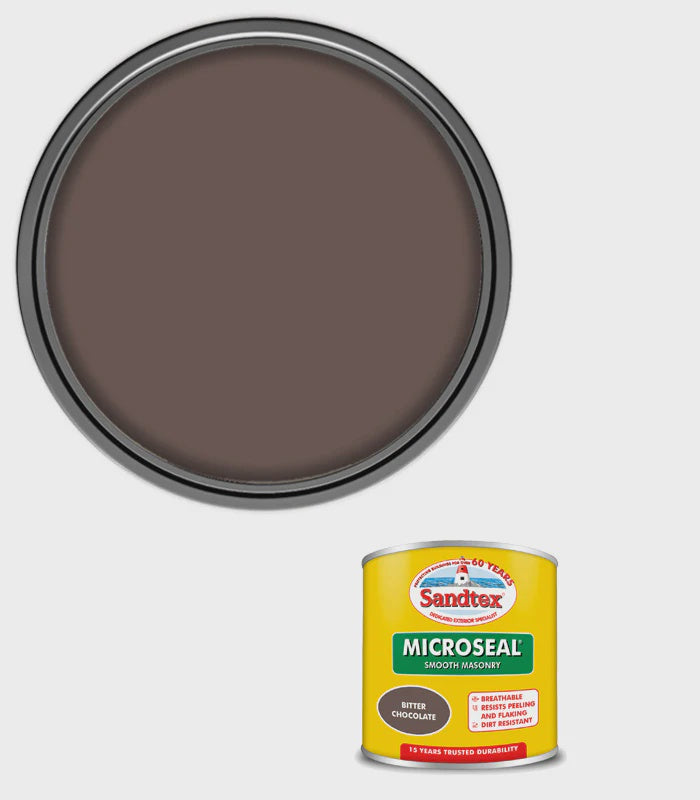 Sandtex Microseal Smooth Masonry Bitter Chocolate 150ml