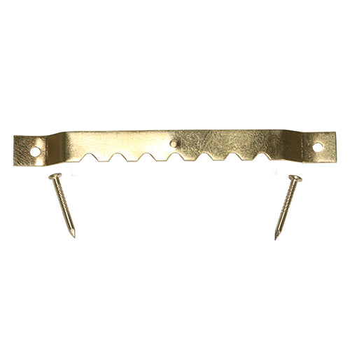 TIMCO Sawtooth Hangers and Nails Electro Brass - 41mm