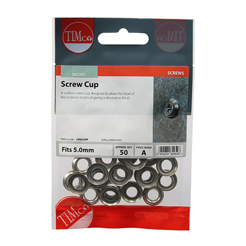 TIMCO Screw Cups — Trade Pack