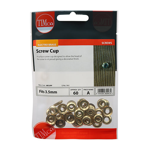 TIMCO Screw Cups — Trade Pack