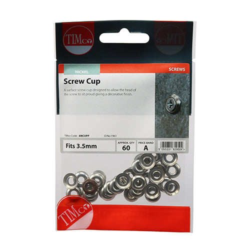 TIMCO Screw Cups — Trade Pack