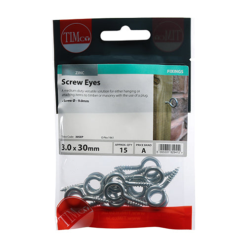 TIMCO Screw Hooks Silver