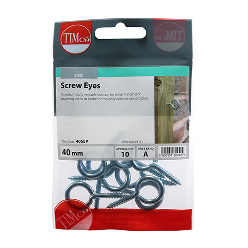 TIMCO Screw Hooks Silver