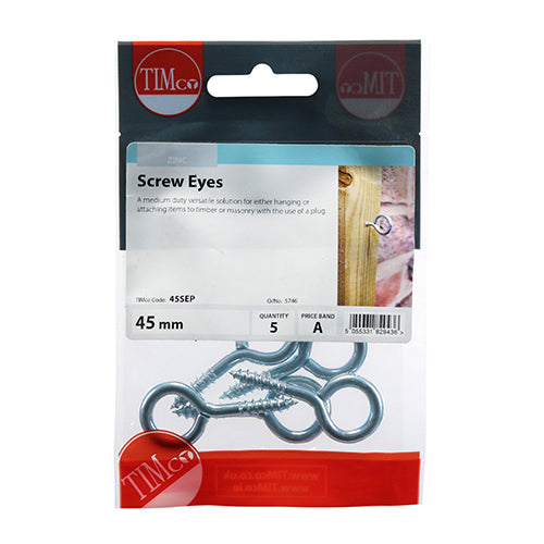 TIMCO Screw Hooks Silver