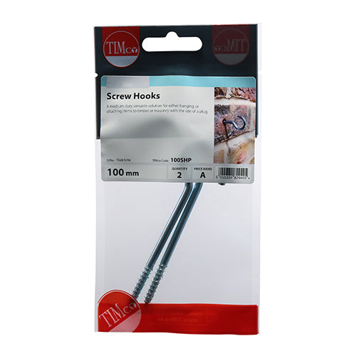 TIMCO Screw Hooks Silver