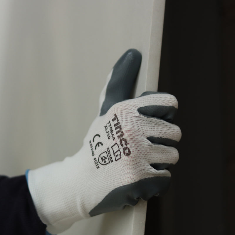 TIMCO Secure Grip Smooth Nitrile Foam Coated Polyester Gloves