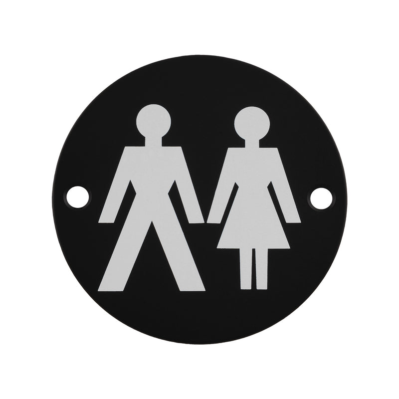 76Mm Sign - Unisex - Face Fix - Matt Black