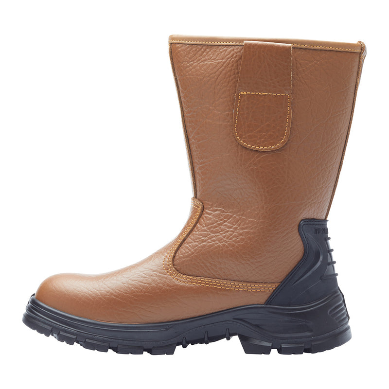 Blackrock Rigger Safety Boots - Tan size 8
