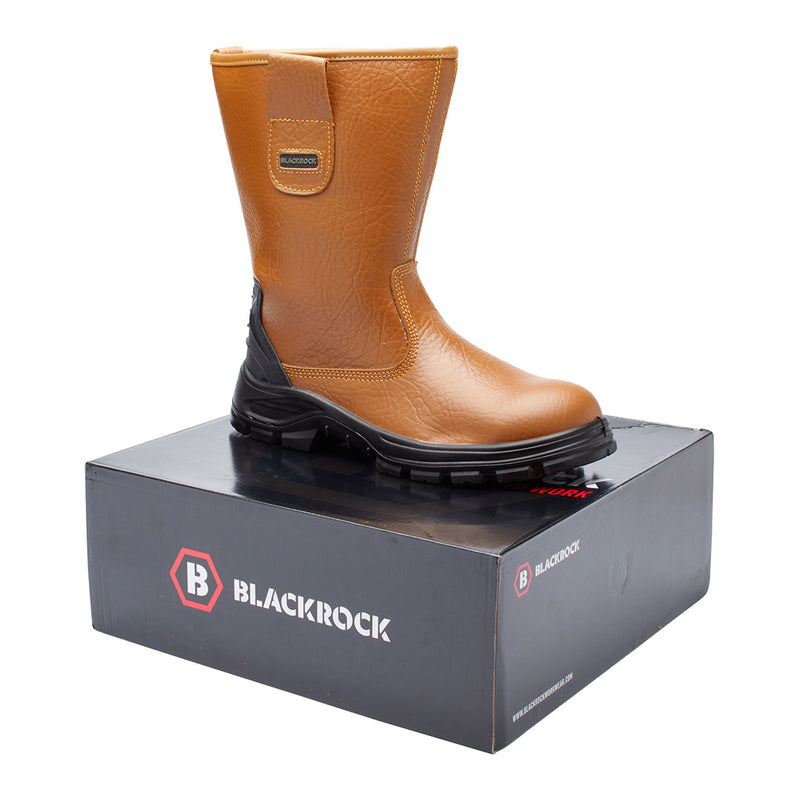 Blackrock Rigger Safety Boots - Tan size 10