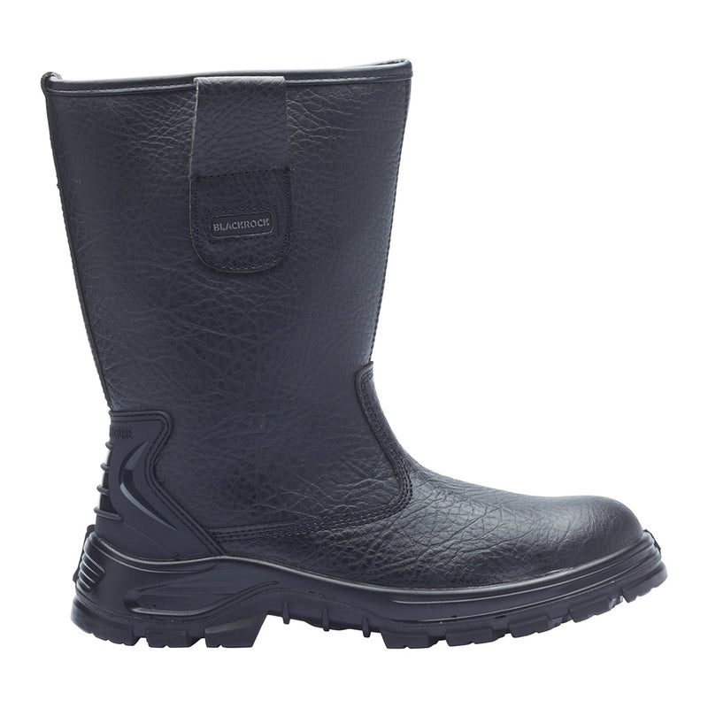 Blackrock Rigger Safety Boots - Black size 8
