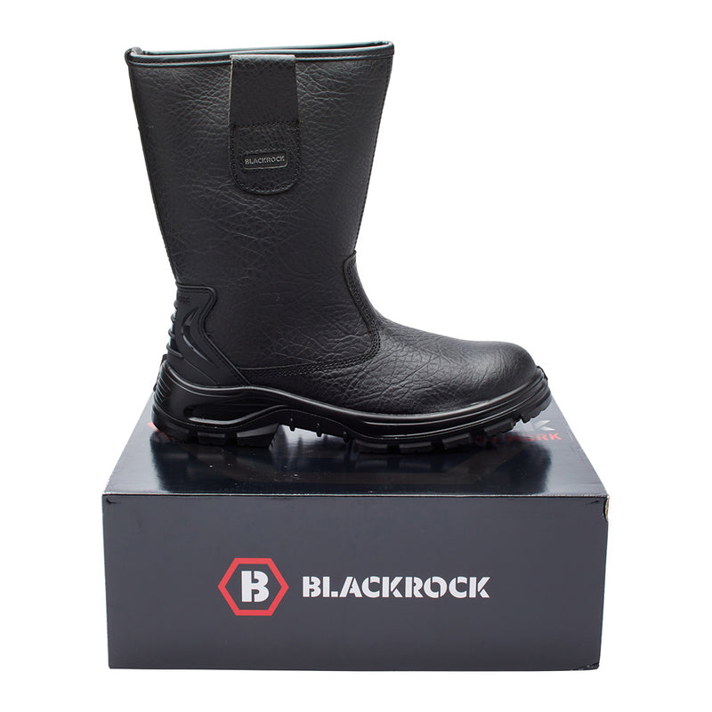 Blackrock Rigger Safety Boots - Black size 10