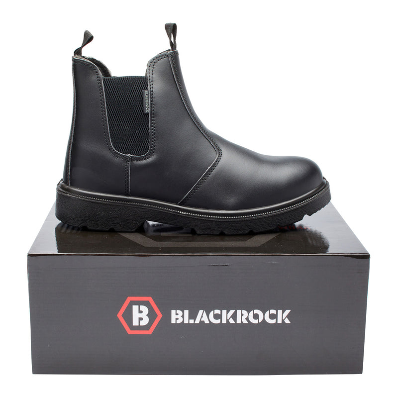 Blackrock Dealer Safety Boots - Black size 5