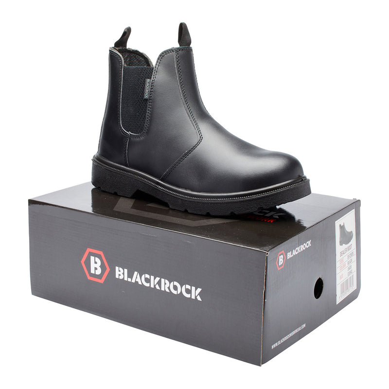 Blackrock Dealer Safety Boots - Black size 6