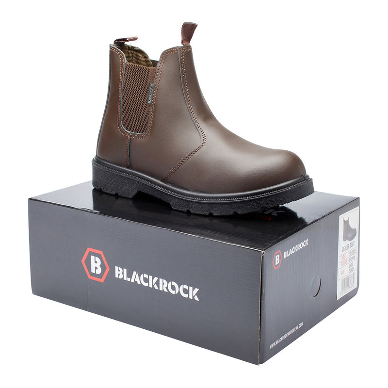 Blackrock Dealer Safety Boots - Brown size 10