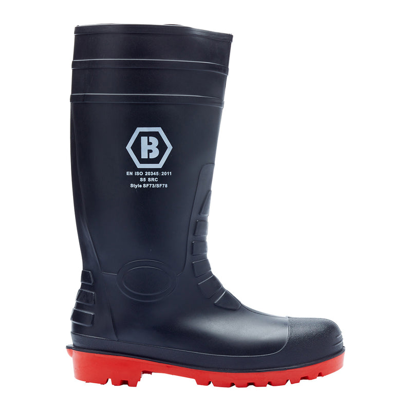 Blackrock Safety Wellingtons - Red Sole (boxed) size 10