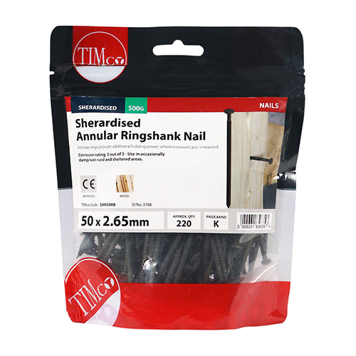 TIMCO Annular Ringshank Nails Sherardised