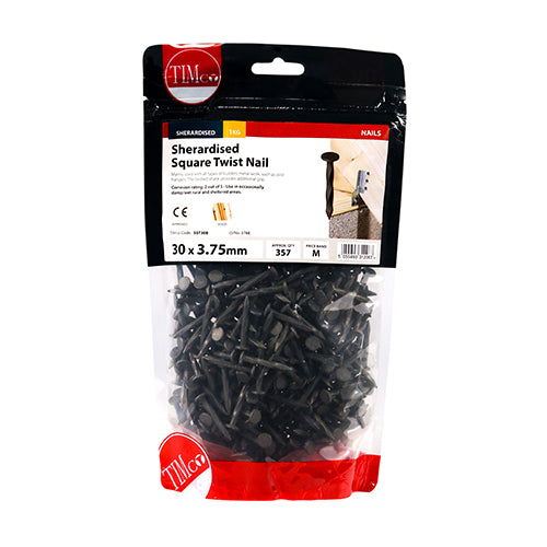 TIMCO Square Twist Nails Sherardised