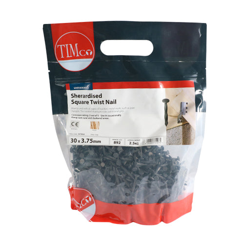 TIMCO Square Twist Nails Sherardised