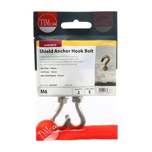TIMCO Forged Hooks With Sheil Anchors Gold — Trade Pack