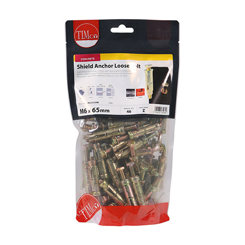 TIMCO Shield Anchors Loose Bolt Gold — Bag
