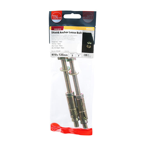 TIMCO Shield Anchors Loose Bolt Gold — Trade Pack